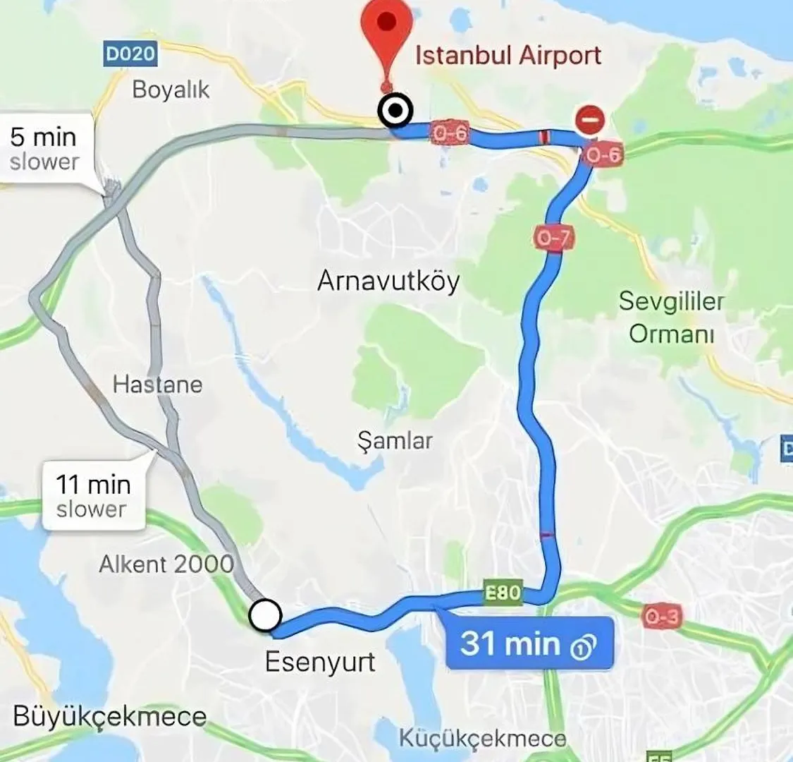 Koza Apartment, Next To Akbati Shopping Mall And Tennis Court Soul Entertainment Istanbul