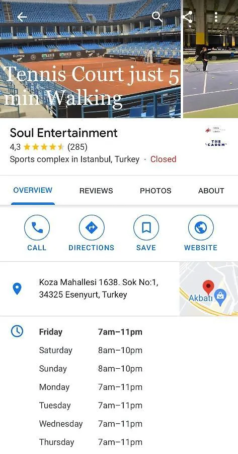 Koza Apartment, Next To Akbati Shopping Mall And Tennis Court Soul Entertainment Istanbul 0*,  Turkiet